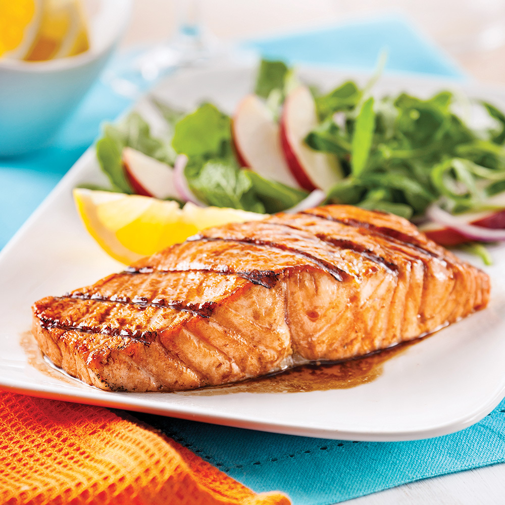 Image de Pavés de saumon au four